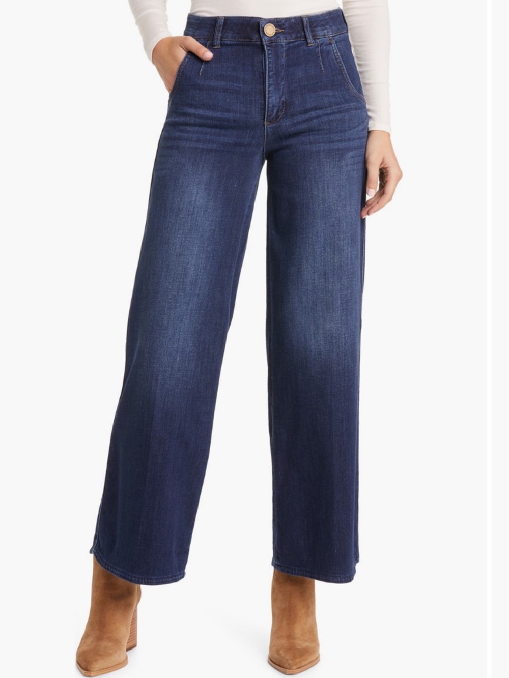 Wit & Wisdom Whitney Skyrise Wide Leg Jeans